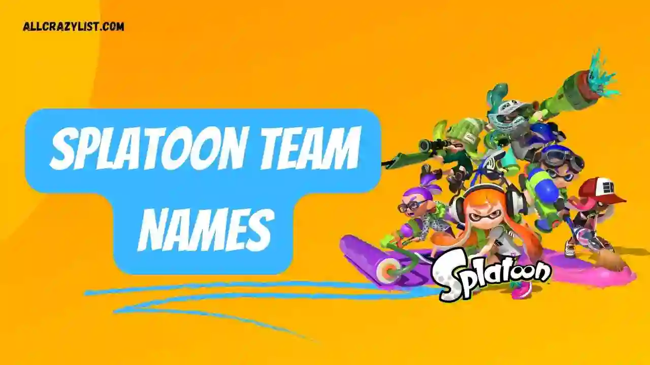 Splatoon Team Names