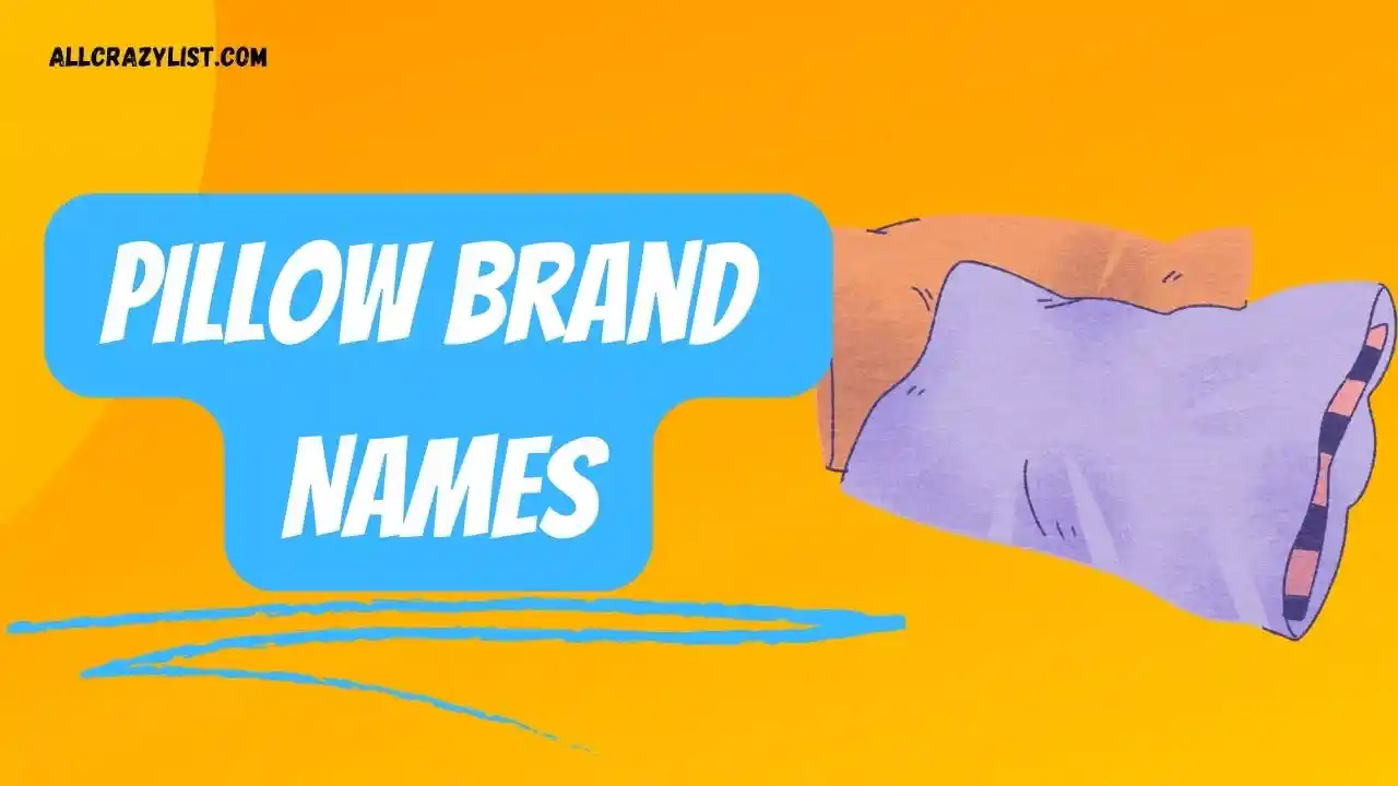 Pillow Brand Names