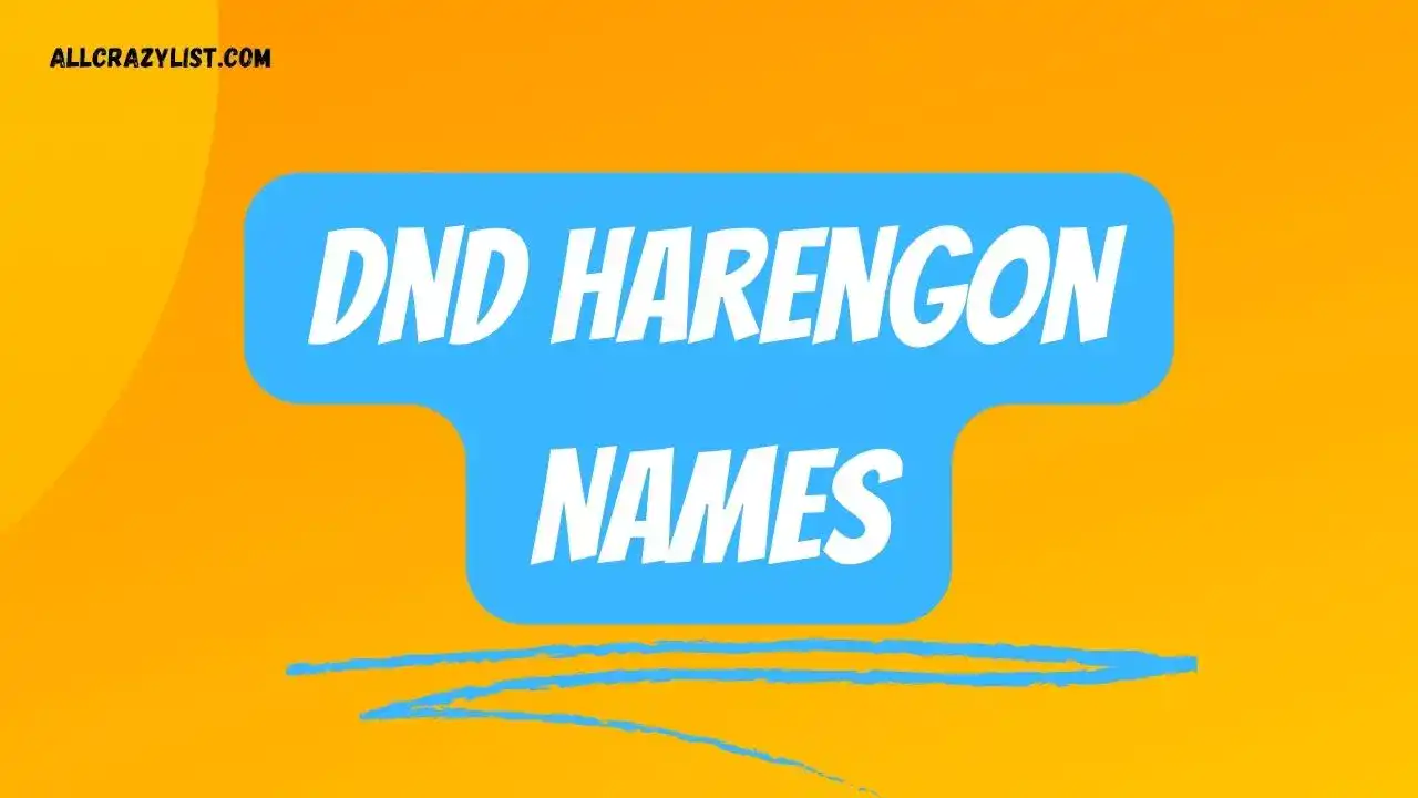 Dnd Harengon Names