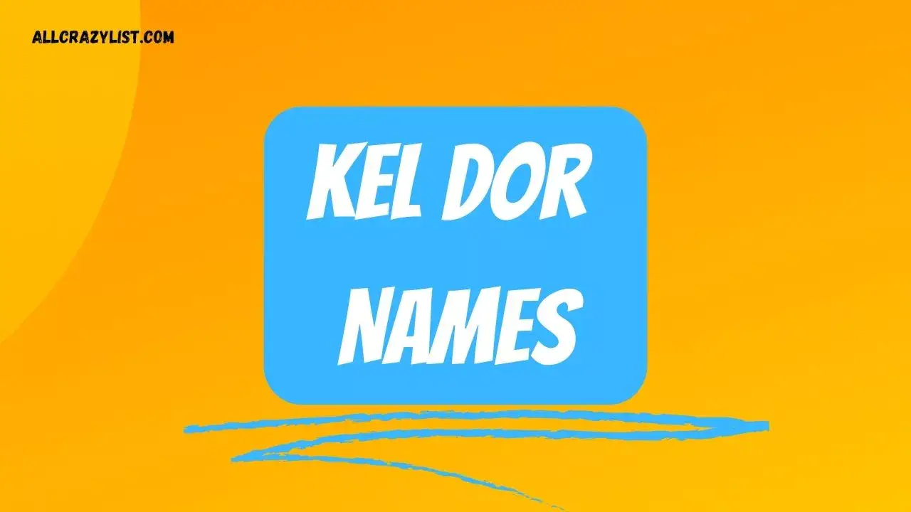 Kel Dor Names
